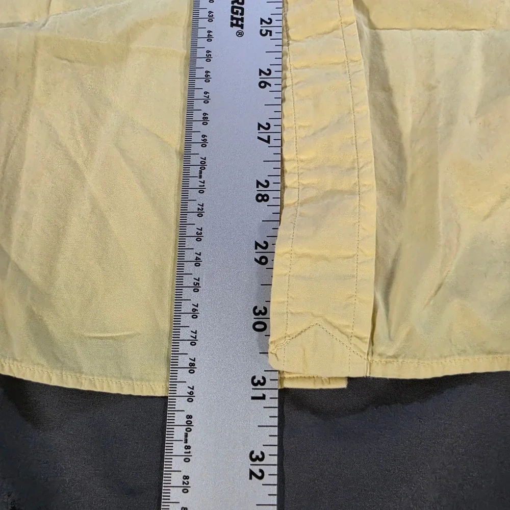 Polo Ralph Lauren Mens XL Classic Fit Yellow Button Down Shirt Long Sleeve Pony